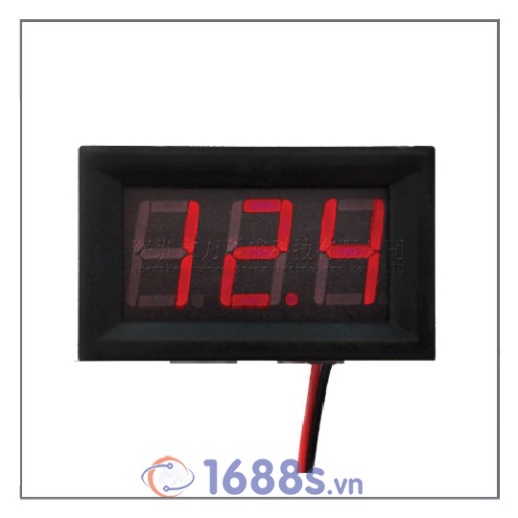 Đồng hồ hiển thị điện áp DC 4.5V -30V 2 Dây - 1688s.vn