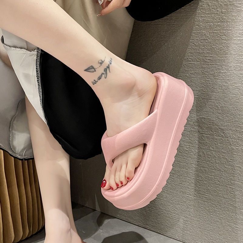 Dép bánh mì 2023 mùa hè mới dép lê dày đáy