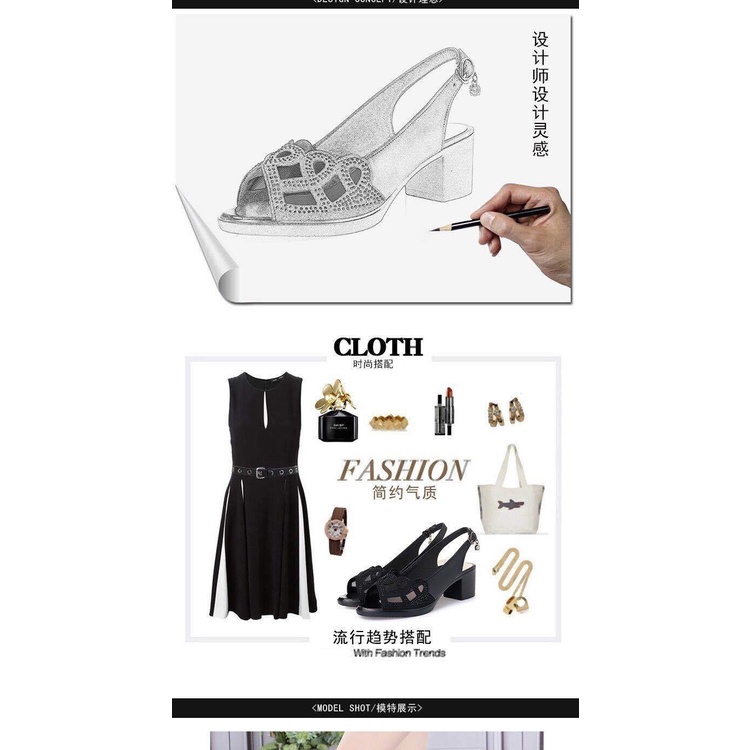 Giày Sandal Cao Gót Da Mềm Hở Mũi Thời Trang Cho Nữ