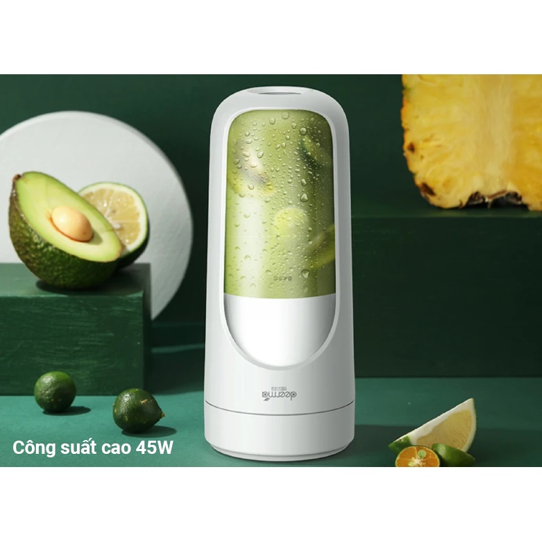 Máy Xay Sinh Tố Cầm Tay Deerma NU30 Pin Sạc Cổng USB | Hàng Chính Hãng | Bảo Hành 3 Tháng | LSB Store