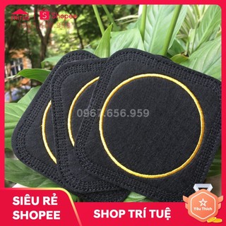 Miếng lót ly vải nỉ siêu thấm hút có sẵn giá rẻ - Bán miếng lót cốc nỉ vuông đen có sẵn.