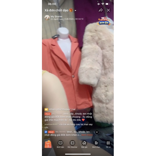 Sp chốt live