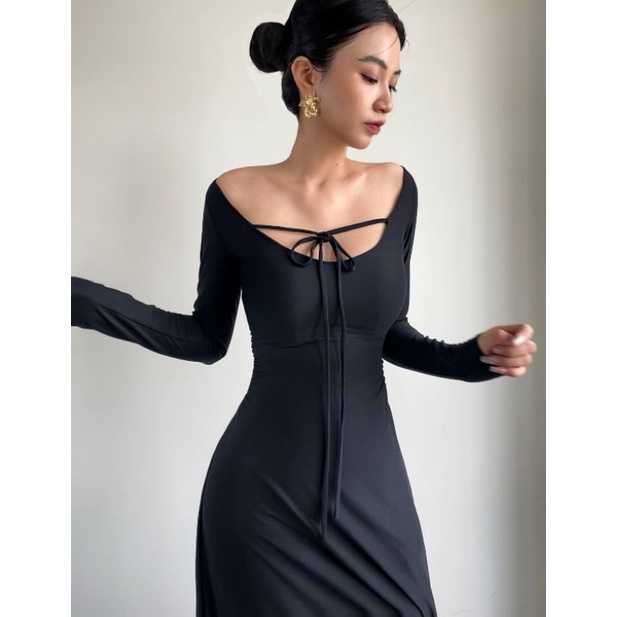 Váy Dài Trễ Vai V02