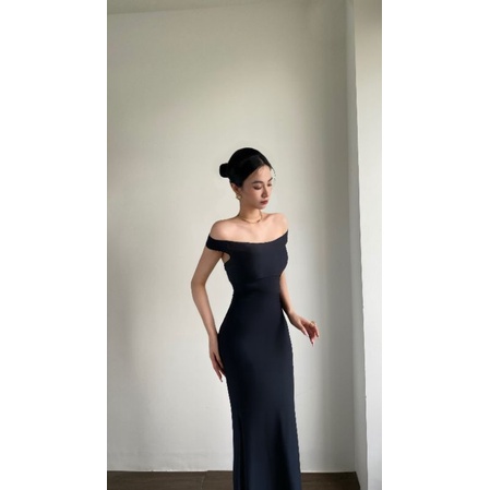 Váy Body Dài Trễ Vai V05