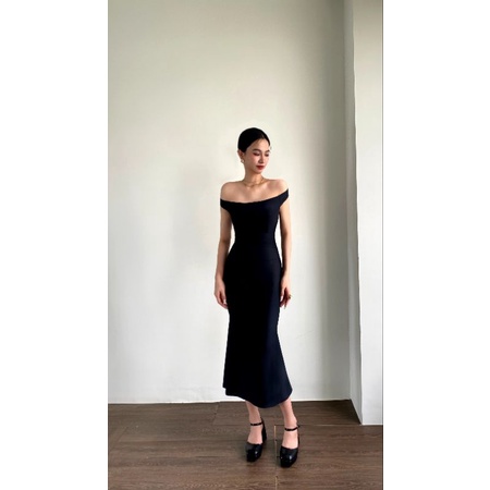 Váy Body Dài Trễ Vai V05