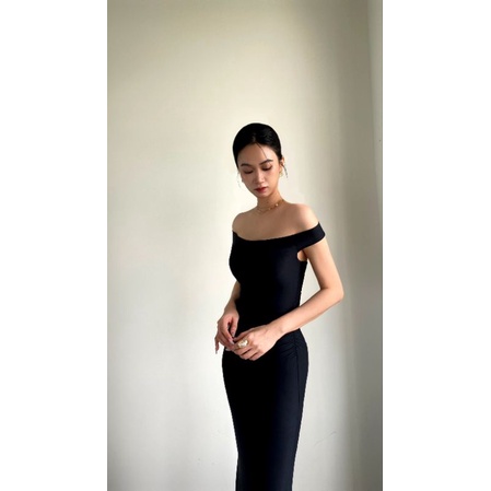 Váy Body Dài Trễ Vai V05