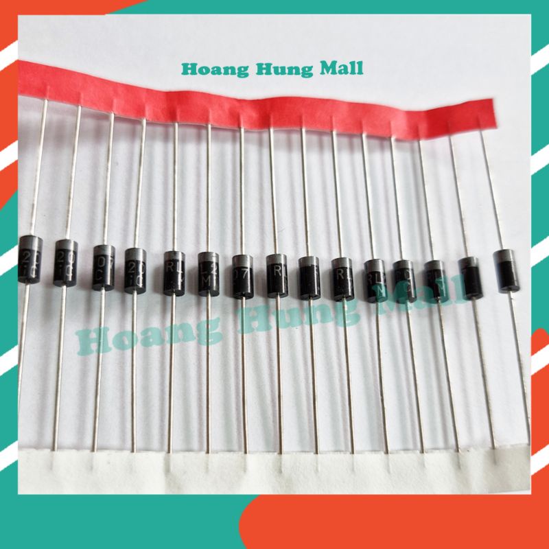 Sét 10 con Diode Chỉnh Lưu RL207 2A 1000V