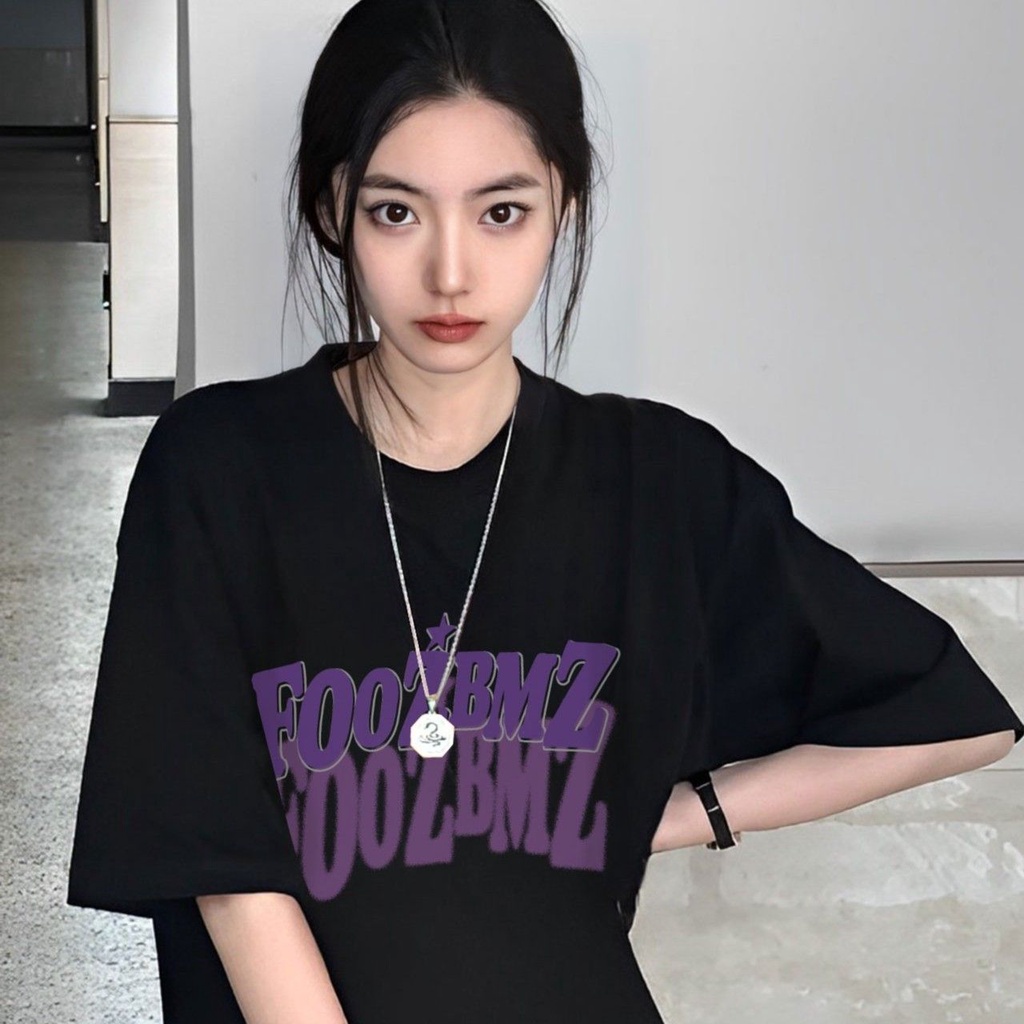 Áo Thun Cotton Ngắn Tay Dáng Rộng Phong Cách Đường Phố Mỹ Thời Trang Mùa Hè Cho Nam Và Nữ