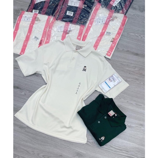 ÁO POLO SPAO CHÍNH HÃNG SALE MÀU CREAM