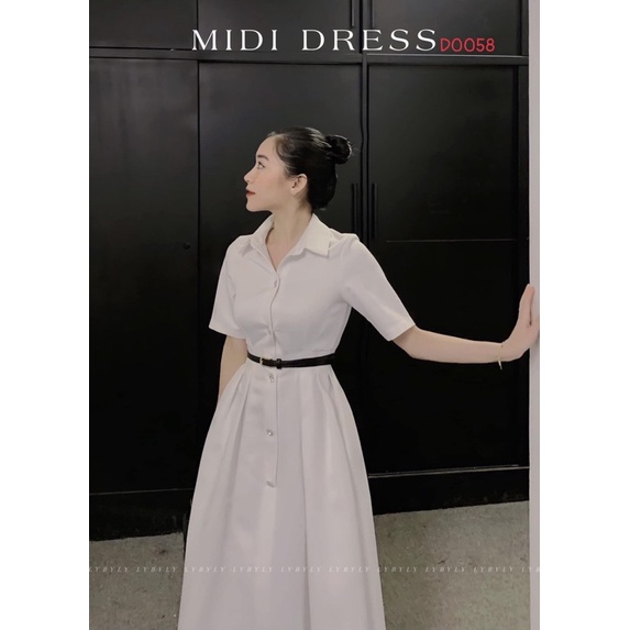 Đầm smi kèm belt