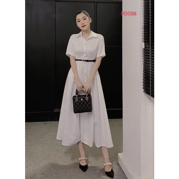 Đầm smi kèm belt