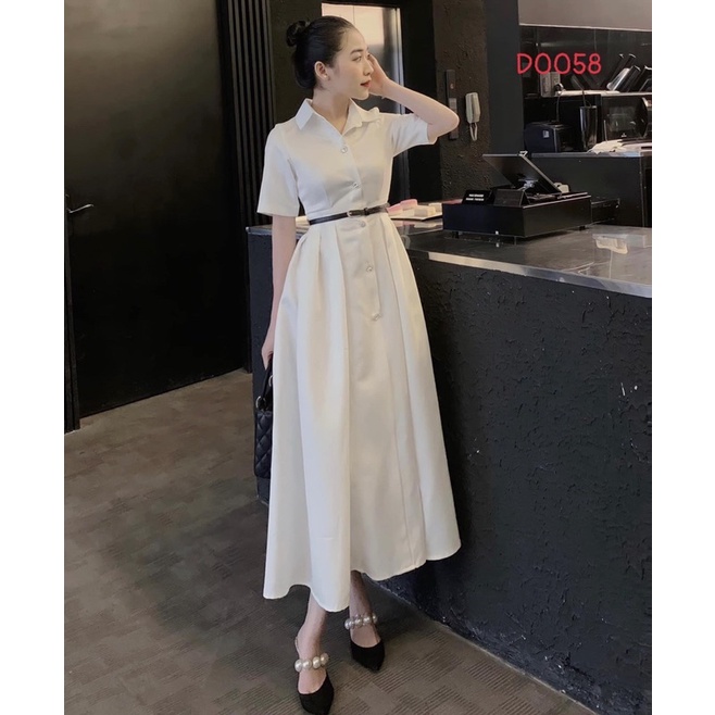 Đầm smi kèm belt