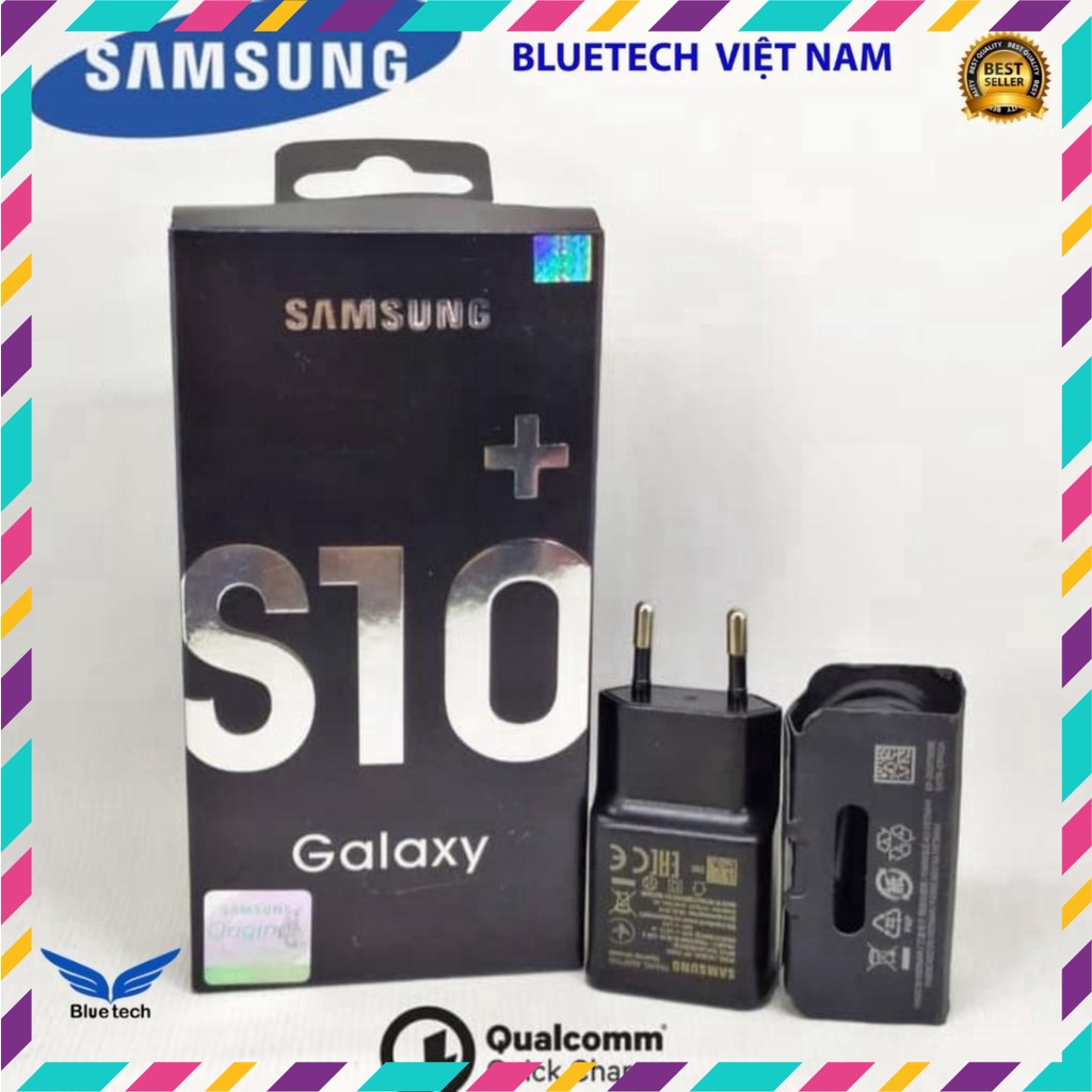 Bộ Sạc điện thoại, Bộ Sạc Samsung Galaxy s10, Chân USB-TYPE-C Full Hộp đầy Đủ Hàng Zin Sạc ổn định, độ bền cao Free ship