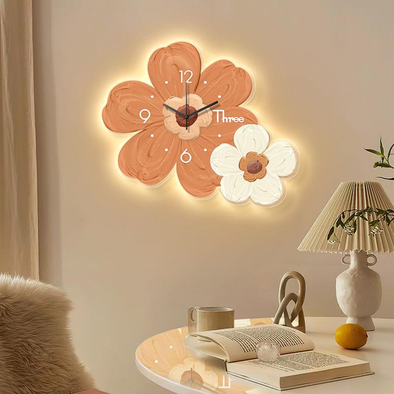 Đồng Hồ Treo Tường Dạ Quang Phong Cách Bắc Âu Thời Trang