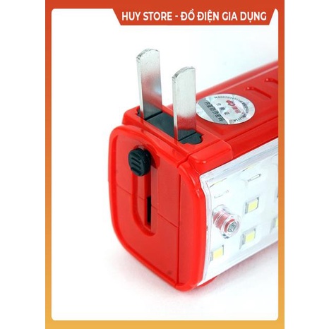 Đèn Pin Sạc Kiêm Đèn Bàn Đa Năng 2 trong 1 Huy Store
