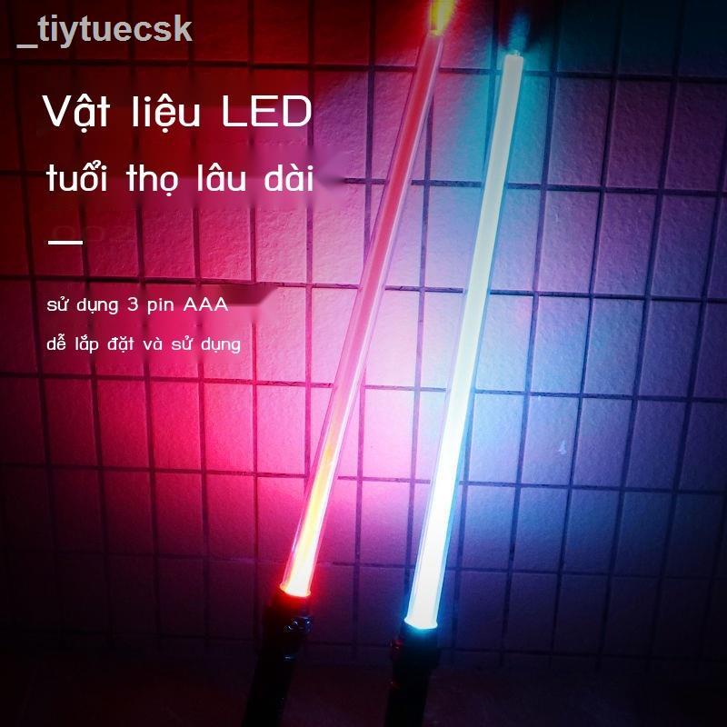 (Giá Hủy Diệt)▥_tiytuecskThanh kiếm laze Star Wars Ánh sáng đồ chơi phát đèn flash huỳnh quang ngày quốc khánh cho trẻ e