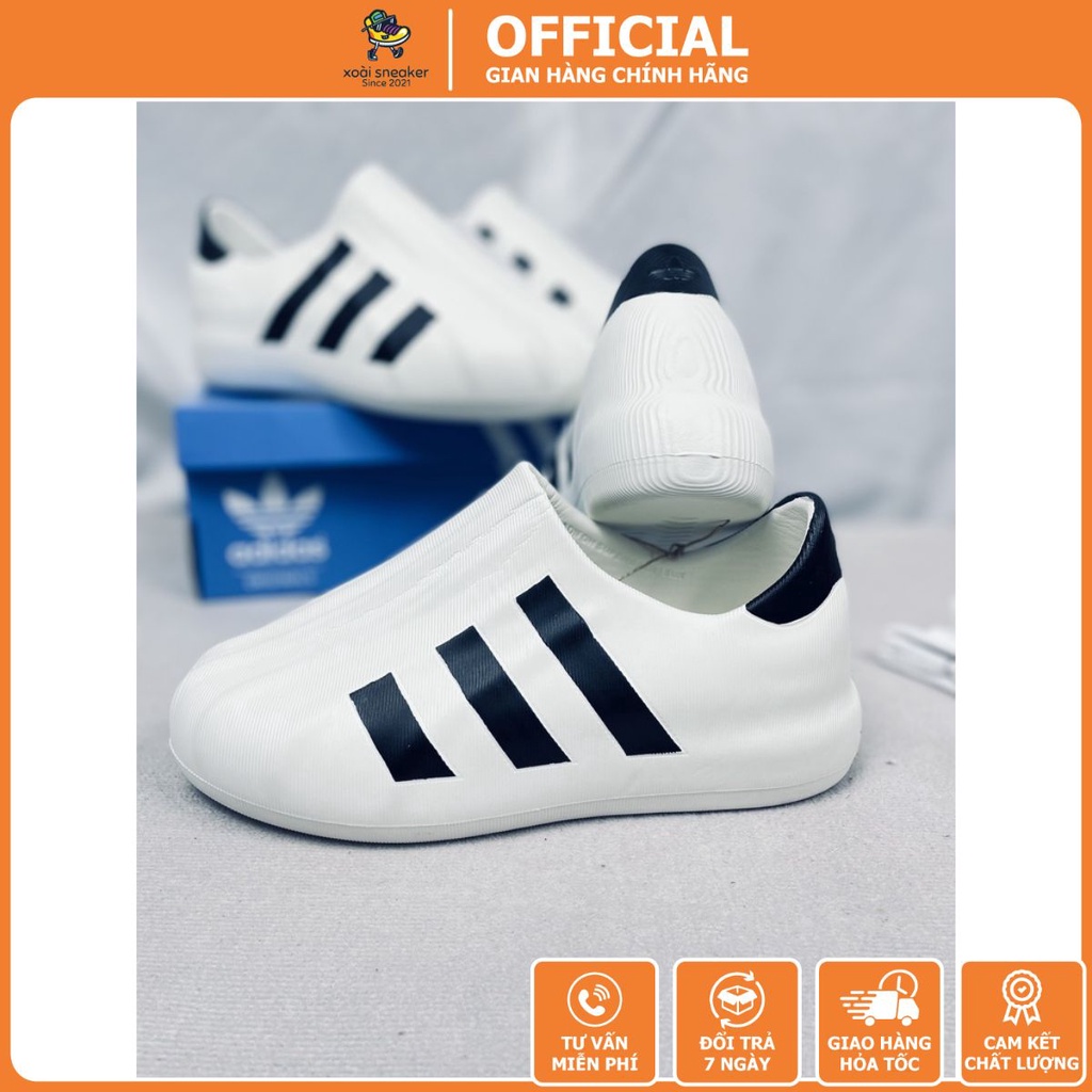 Giày Thể Thao Nam Nữ Seaker Adidas Adifom Superstar, Màu Trắng Sọc Đen, Không Thấm Nước, Full Box Bill REP11