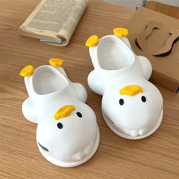Dép Nữ Vịt Con Dễ Thương, Phim Hoạt Hình Mùa Hè Mặc Bên Ngoài Thật Kỳ Lạ