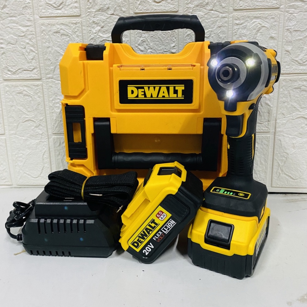 Máy bắn vít DCF850 không chổi than - máy chuyên vít DW 2 pin khủng 10 cell