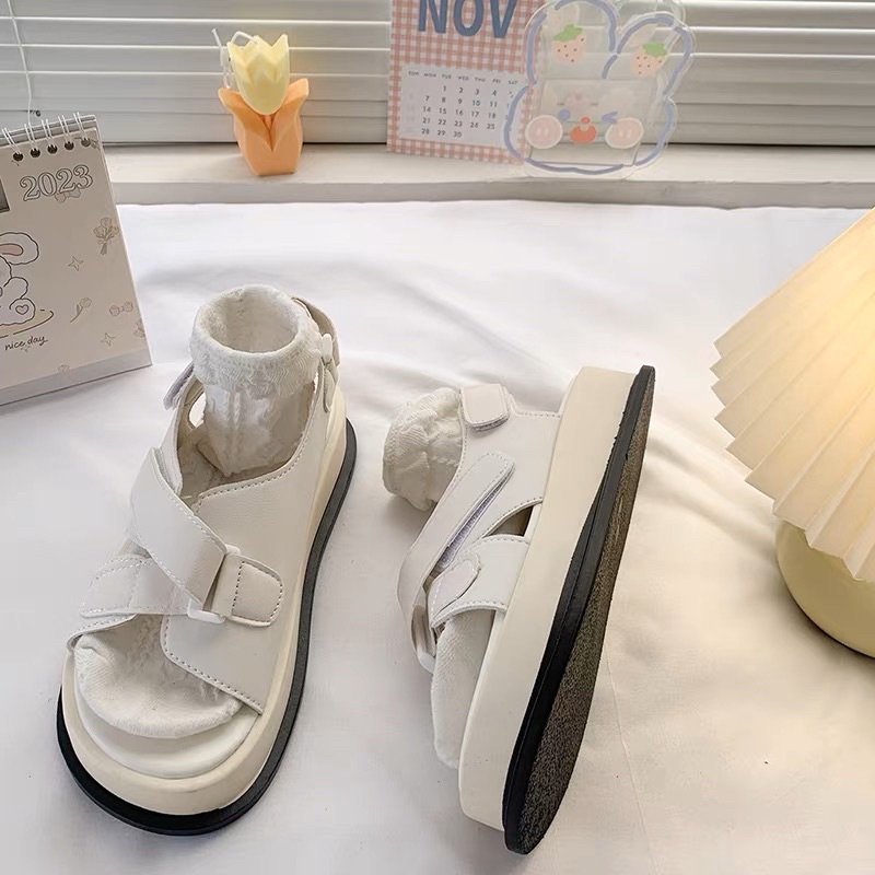 Sandal Quai Chéo Có Móc Chỉnh Đo Dài Phong Cách Cá Tính Năng Động