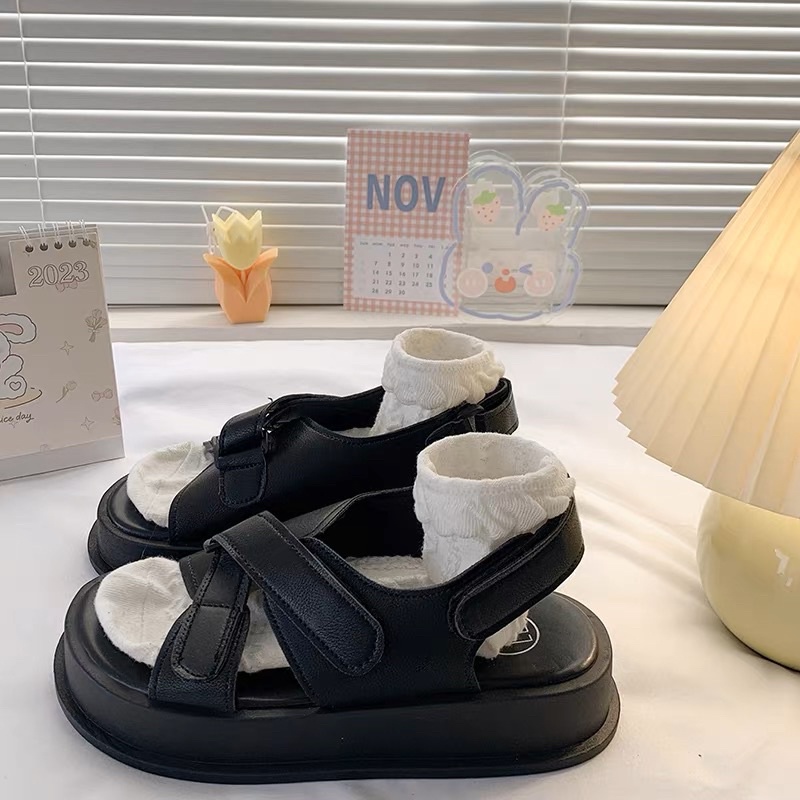 Sandal Quai Chéo Có Móc Chỉnh Đo Dài Phong Cách Cá Tính Năng Động