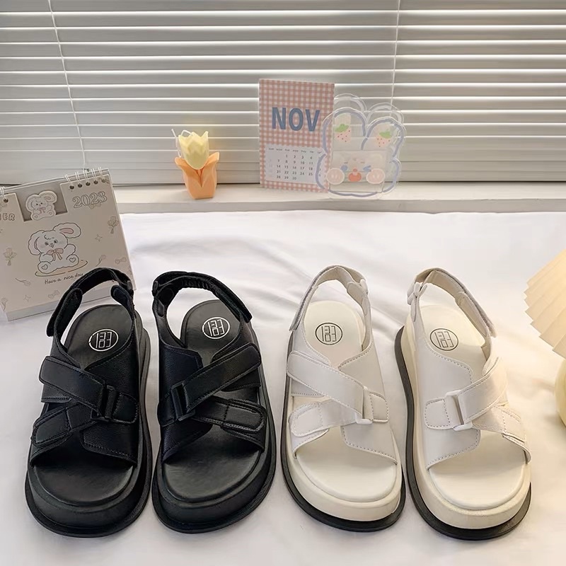 Sandal Quai Chéo Có Móc Chỉnh Đo Dài Phong Cách Cá Tính Năng Động