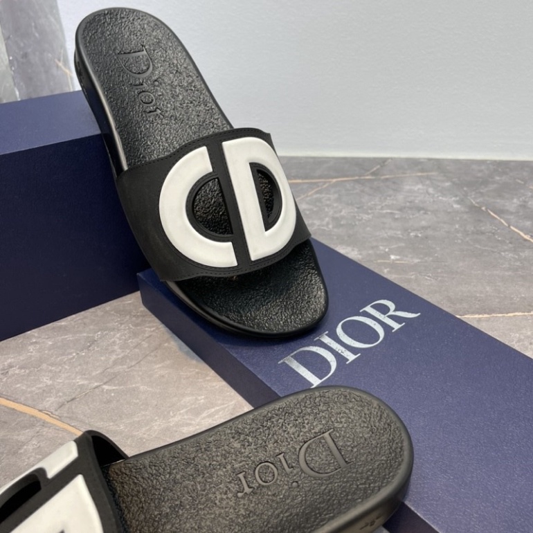 Dép quai ngang Lê Nam D.I.O.R CD Hàng Mới Nhất - Dép Quai Ngang Nam CD đế đúc chắc chăn, êm chân hot trend 2023