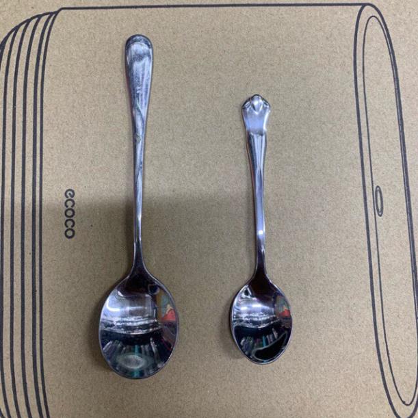 Thìa ăn dặm inox 100% 2 cỡ