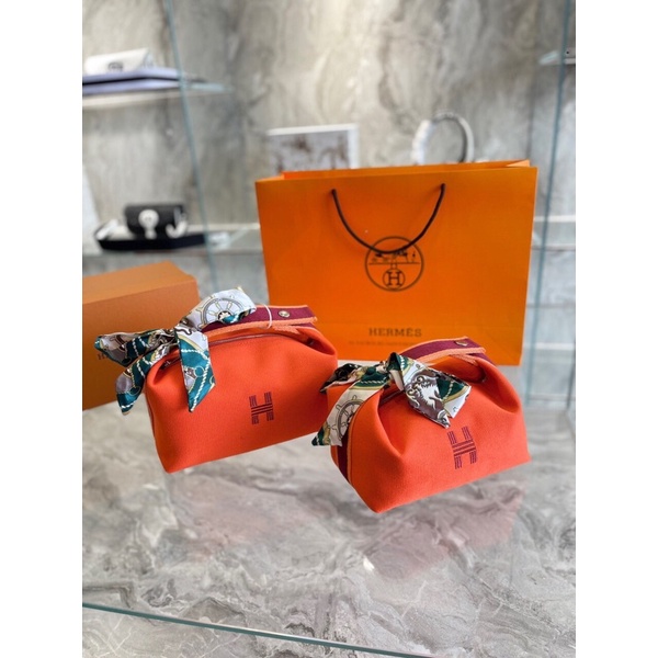 Túi chữ H làn xách tay size 22 fullbox kèm dây vải đeo chéo hàng QC cao cấp
