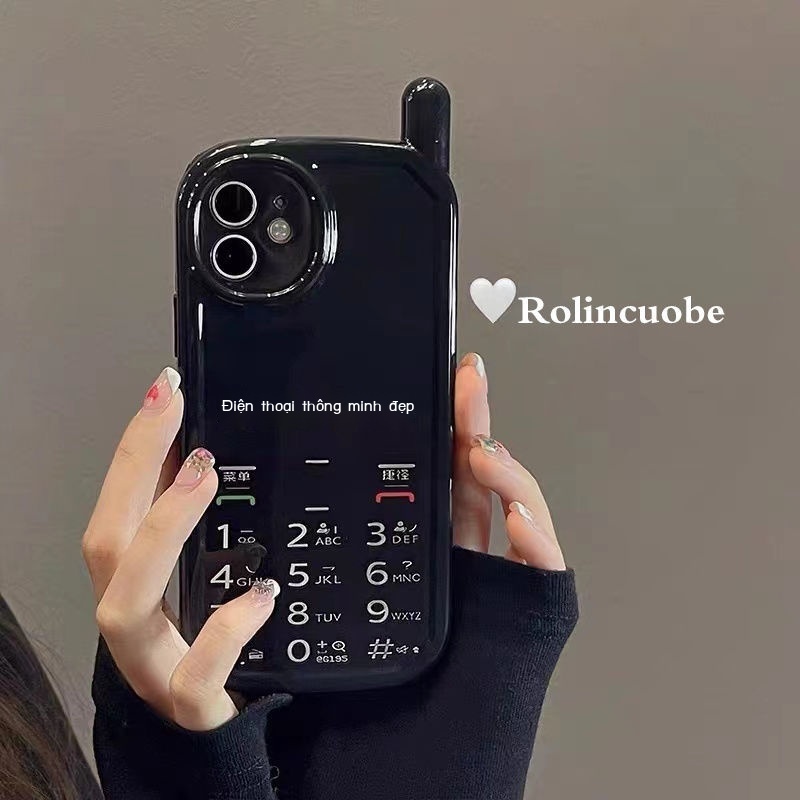 Big Brother hình dạng lớn 13pro max Apple 11 ốp điện thoại xr/xs chống rơi iphone12 silicone 7plus nữ X