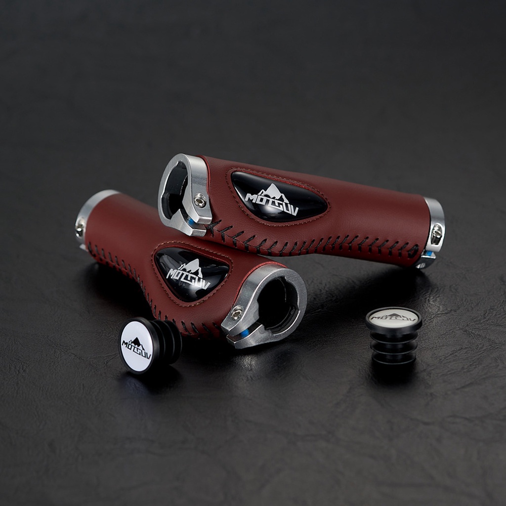 Tay Nắm Xe Đạp Bằng Da Sợi Nhỏ Chống Mòn Chống Sốc