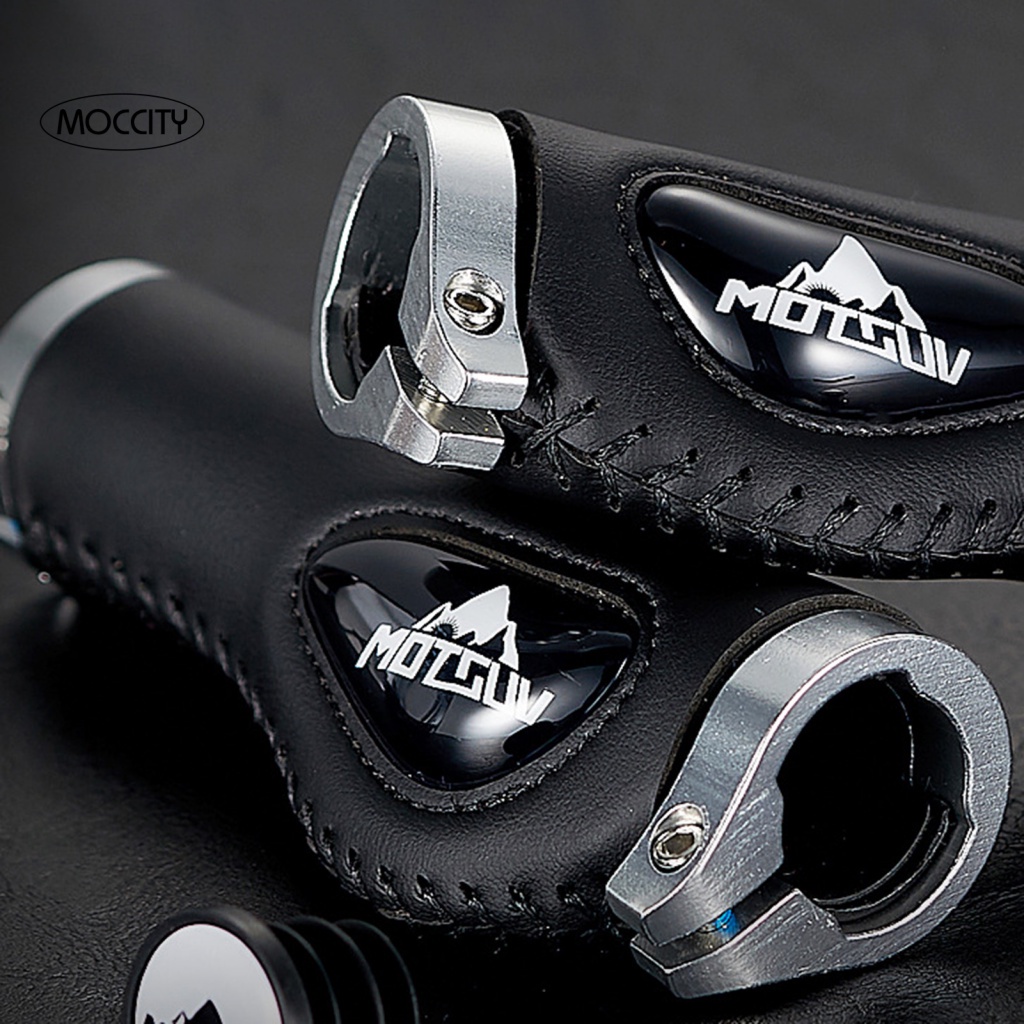 Tay Nắm Xe Đạp Bằng Da Sợi Nhỏ Chống Mòn Chống Sốc