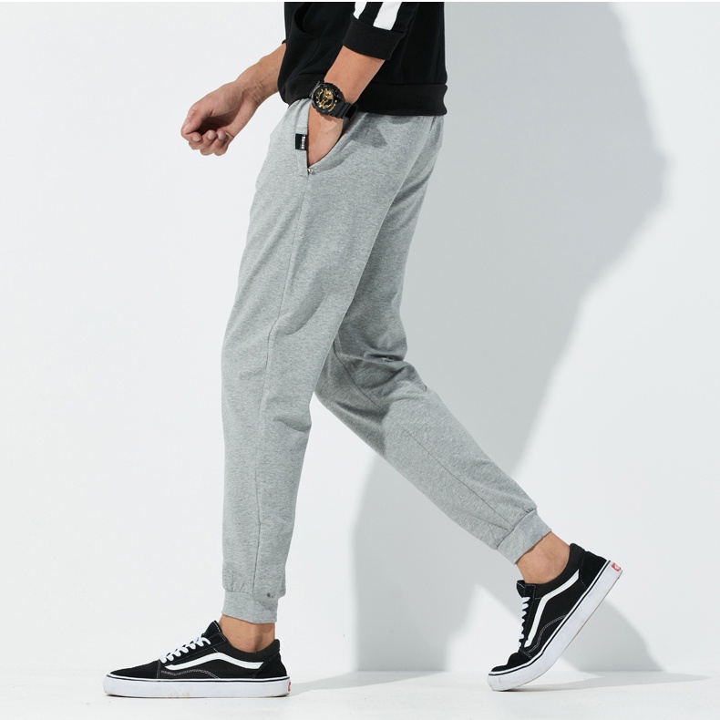 Quần nỉ nam Quần nỉ nữ Quần nỉ unisex trơn túi khóa phông cách năng động trẻ trung Zenkocs3 MQU 001