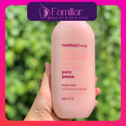 Sữa Tắm Method Body Organic 532ml, Method Body Wash Úc Cấp Ẩm Dữơng Trắng Da Cho Da Mịn Màng Sạch Sâ