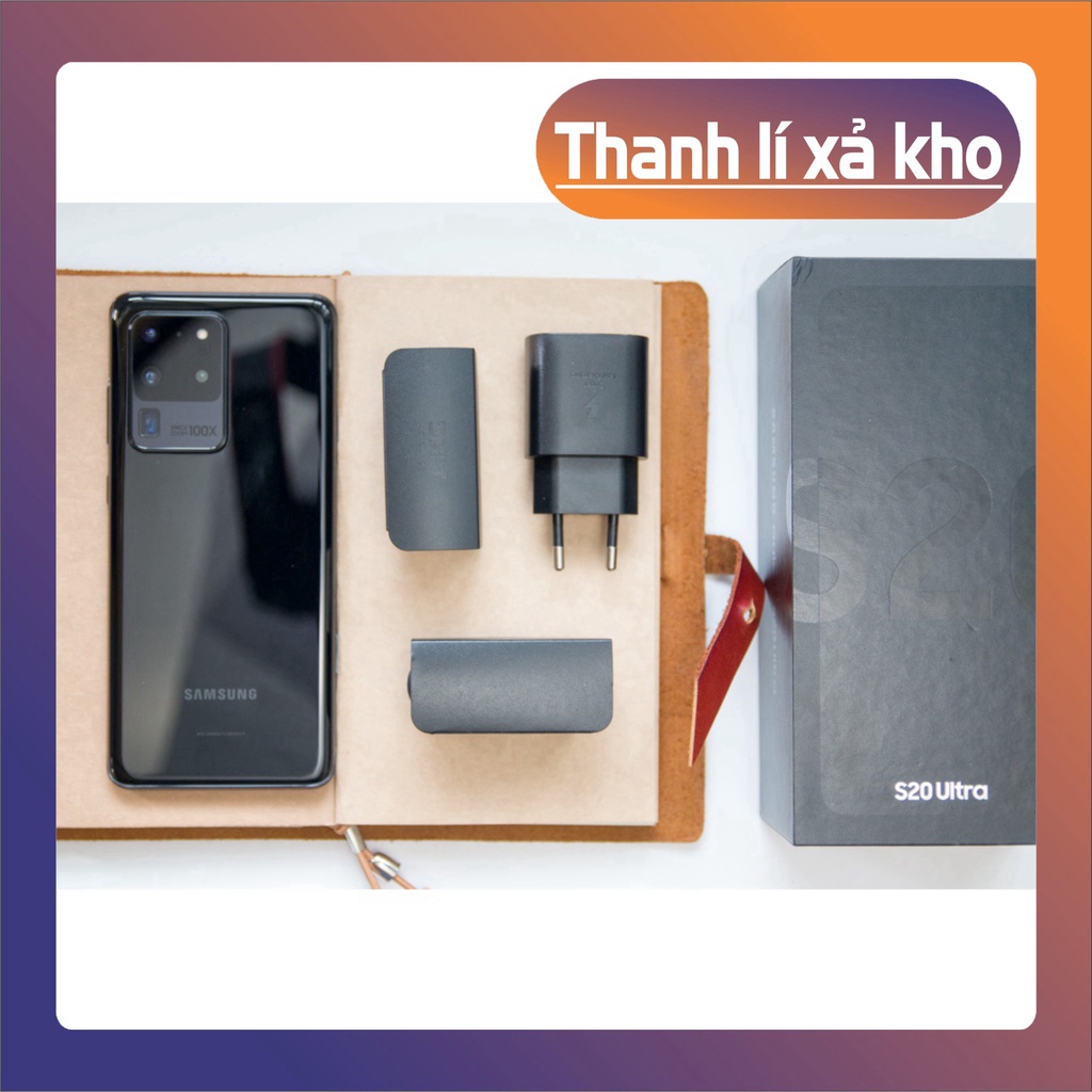 [ SALE ] Điện thoại Samsung Galaxy S20 Ultra Màu đen (12/128) Hàng chính hãng fullbox đủ bảo hành | BigBuy360 - bigbuy360.vn