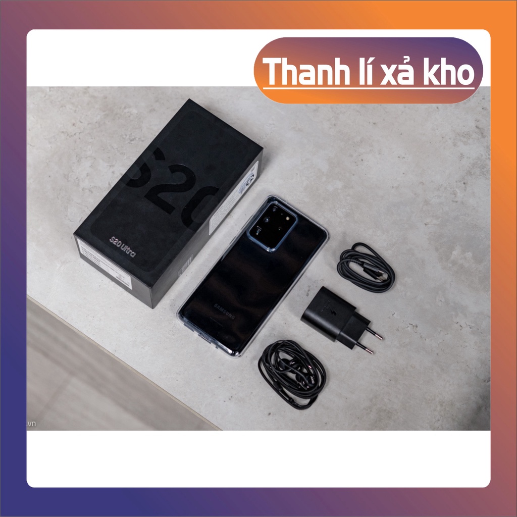 [ SALE ] Điện thoại Samsung Galaxy S20 Ultra Màu đen (12/128) Hàng chính hãng fullbox đủ bảo hành | BigBuy360 - bigbuy360.vn