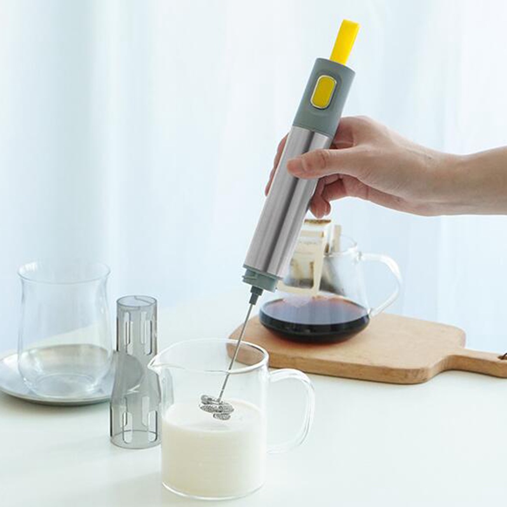 Máy Đánh Trứng Cầm Tay Chạy Điện Tiện Dụng Và Bền, Thép Không Gỉ 304 Cầm Tay Điện Bọt Sữa Cà Phê Dụng Cụ Lahua Sữa Đánh Tạo Bọt Tự Động Khuấy Tạo Bọt