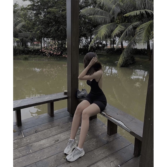 Jumpsuit Đồ Bay Hở Lưng Sexy Có Mút Viibodysuit