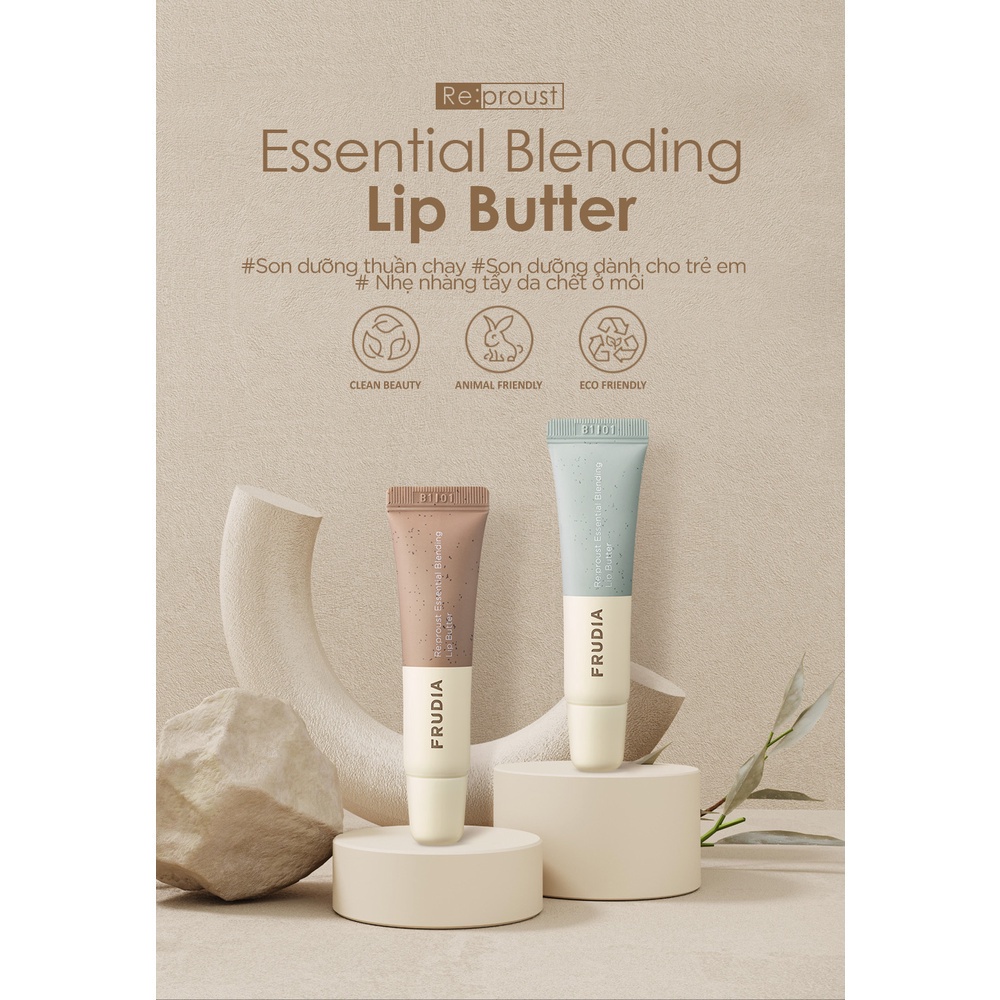 Kem Dưỡng Môi Frudia Re:proust Essential Blending Lip Butter Greenery 10g