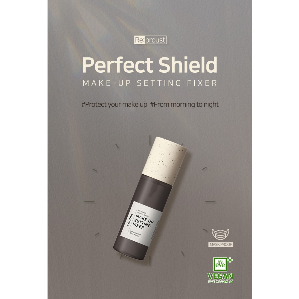 [Tặng 132k] Xịt Khóa Nền Giữ Chặt Lớp Trang Điểm Frudia Re:proust Perfect Shield Make Up Setting Fixer 120ml