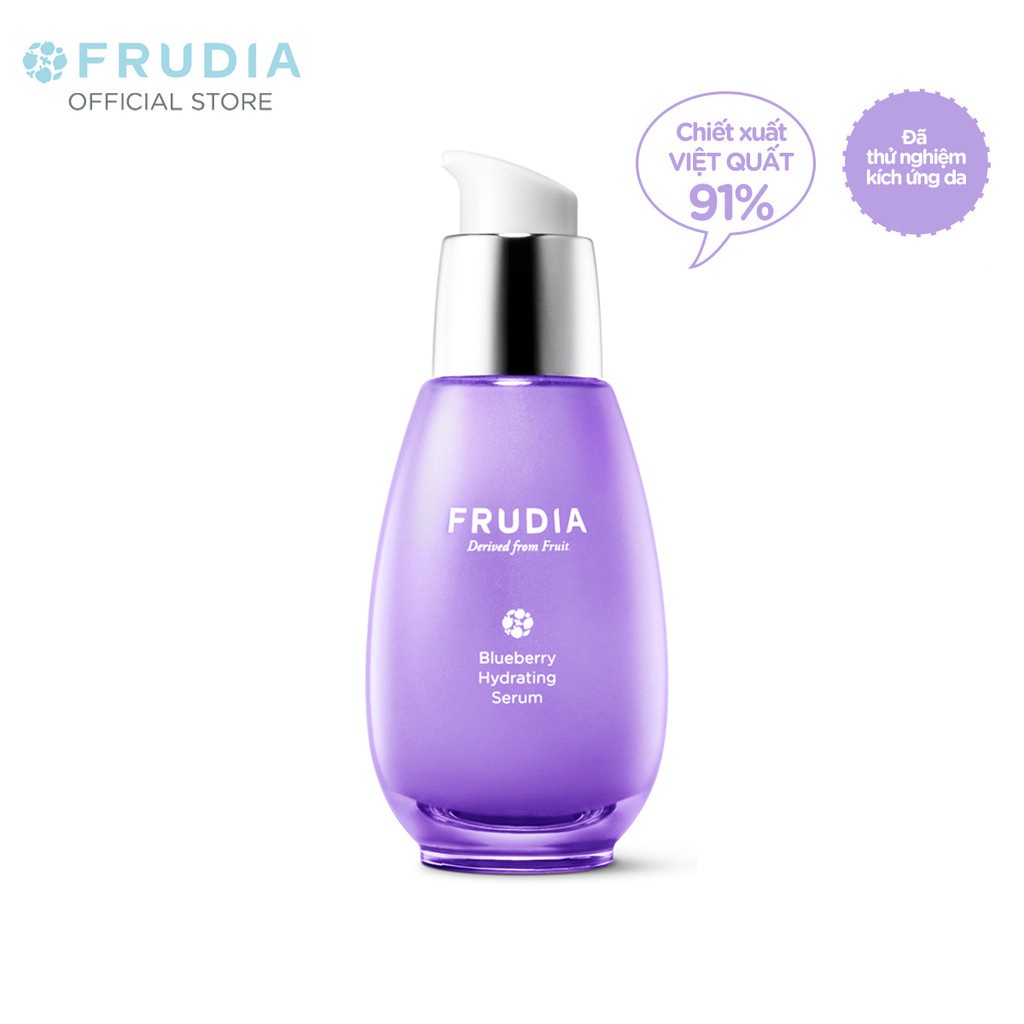 [Tặng 132k] Serum Dưỡng Ẩm Dành Cho Da Khô Chiết Xuất Việt Quất Frudia Blueberry Hydrating Serum 50g