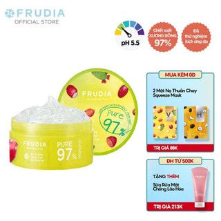 [Tặng 88k]Gel Dưỡng Ẩm Cho Mặt và Cơ Thể Chiết Xuất Xương Rồng Frudia My Orchard Cactus Real Soothing Gel 300ml