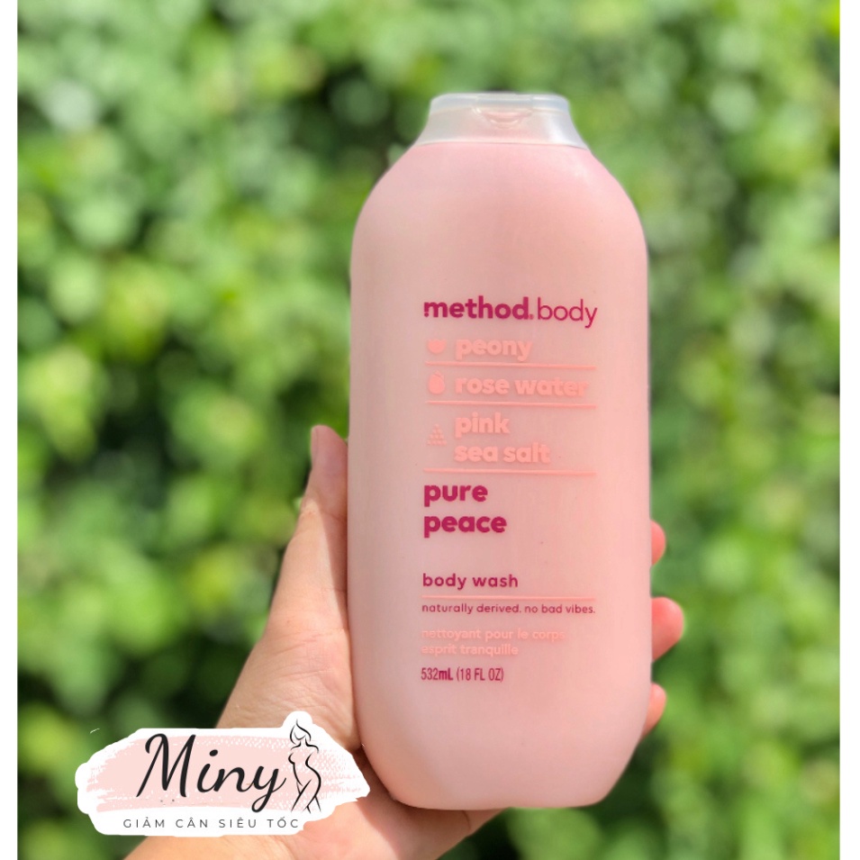 Sữa Tắm Cấp Ẩm Dữơng Trắng Da Method Body Organic 532ml, Method Body Wash Úc Giúp Da Mịn Màng Sạch Sâu Từ Bên Trong MN_G