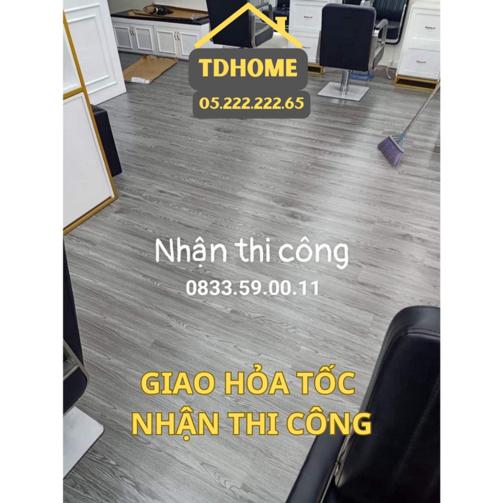 SÀN NHỰA GIẢ GỖ có keo sẵn giá rẻ.Kích thước 1 tấm 91.4cm*15.2cm dày 2mm. Nhận thi công - Kho Hà Nội