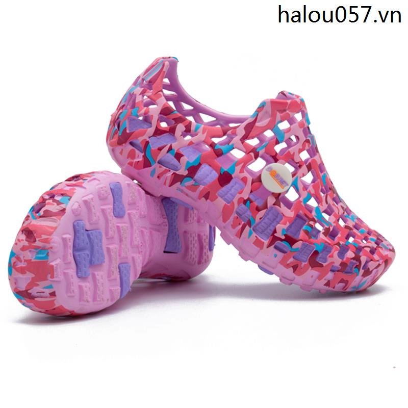 Giày Sandal Phối Lưới Thoáng Khí Chống Trượt Chống Thấm Nước Dành Cho Học Sinh Tiểu Học