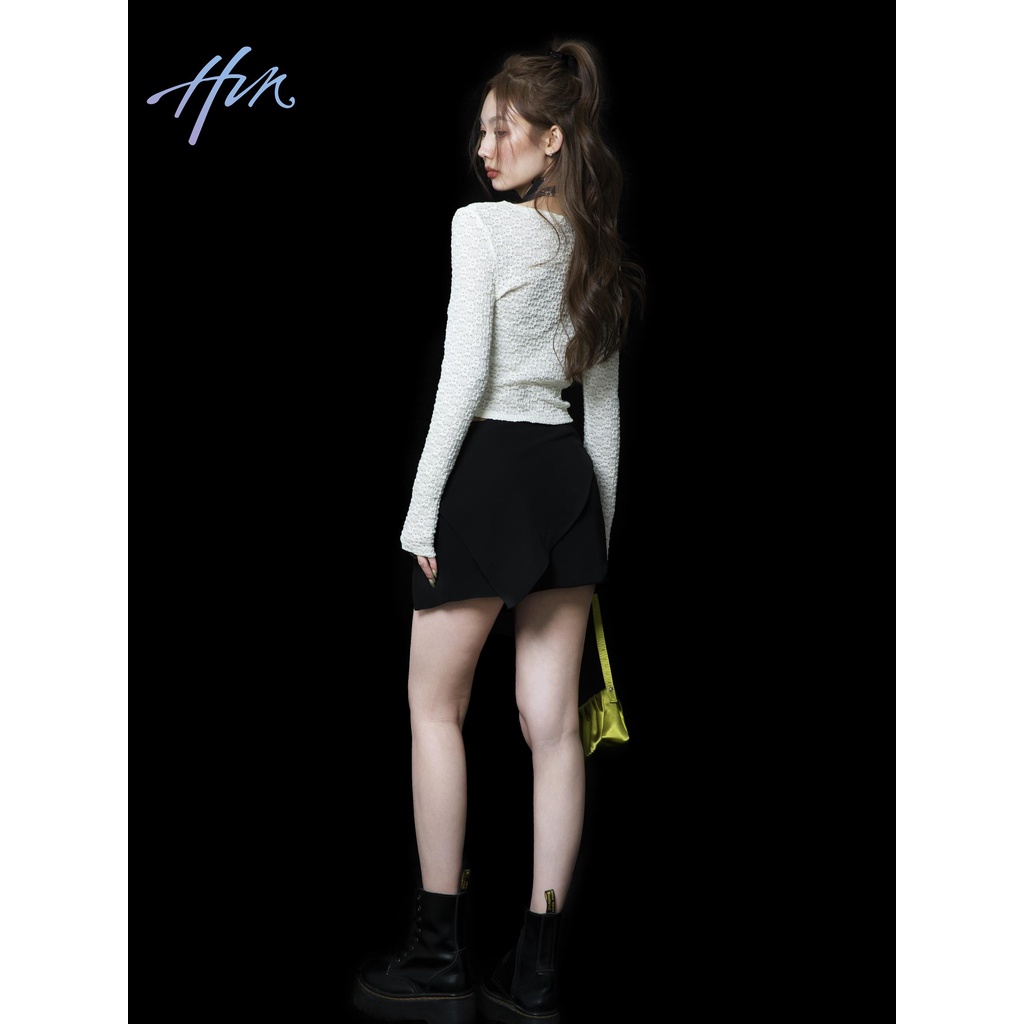 Áo Khoác Cardigan Dệt Kim Phối Ren Màu Trắng Phong Cách Pháp Quyến Rũ Cho Nữ