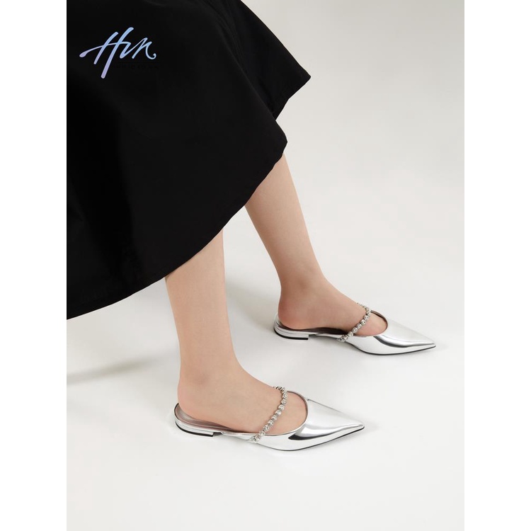 Dép Mũi Nhọn Thiết Kế Mới Thời Trang Mùa Xuân Hè Dành Cho Nữ