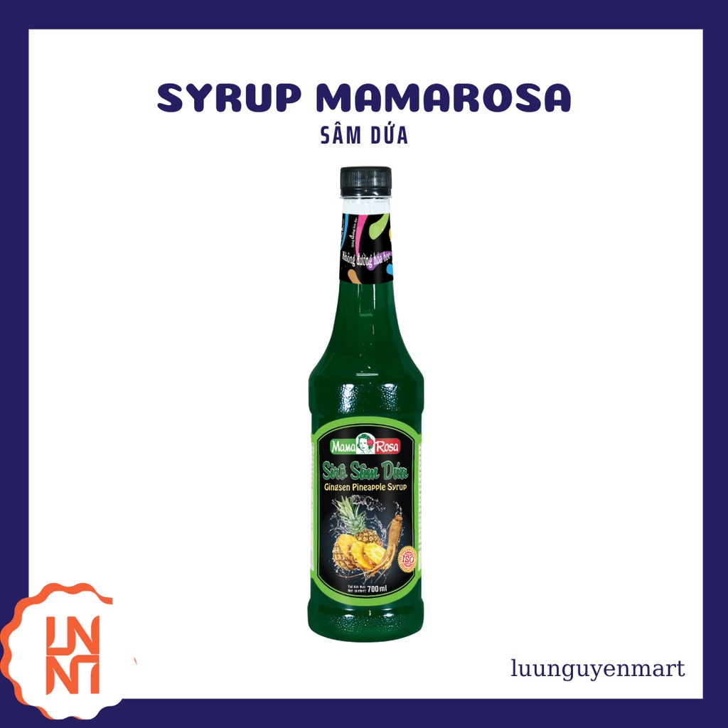 Siro/ Syrup Mama Rosa Sâm Dứa 700ml