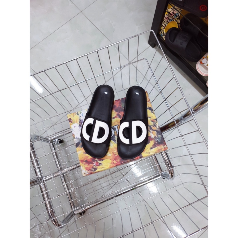 S1 Dép Nam Nữ New Slides Dior Chữ CD - Dép Dior Bản Cao Cấp Full Box Hot Hit 2023 -Hàng Loại 1 Full Box .