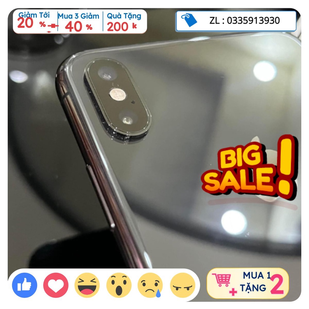 Điện thoại Xs..max mầu đen ram 4.gb máy đầy đủ phụ kiện CP 2 SD2 chính hãng
